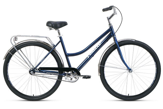 Велосипед FORWARD TALICA 28 3.0 нескл. (р.19"/к.28"/ск.3 пл.) темно-серый/розовый 2020-2021