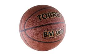 Мяч б/б "TORRES BM900" арт.B30036, р.6, ПУ, нейлон. корд, бутиловая камера, темнооранж-черн
