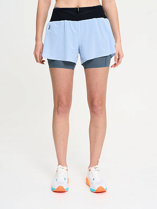 Шорты д/жен. Трейл цвет голубой