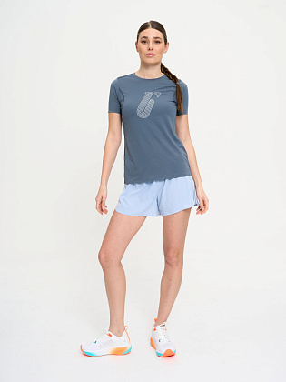 Футболка д/жен. Темп 2.0 цвет графитовый