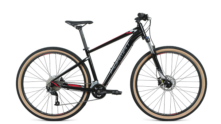 Велосипед горный Format 1412 27,5 "  горный TREKKING 2020-2021 черный