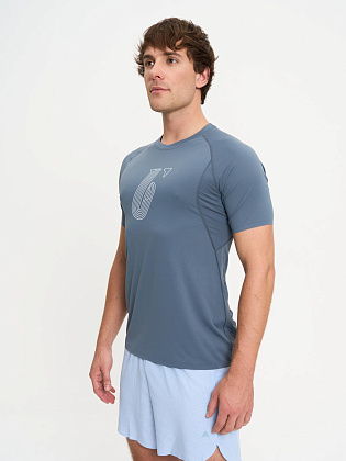 Футболка д/муж. Темп 2.0 цвет графитовый