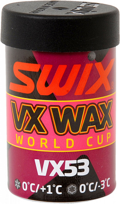 Мазь держания SWIX VX53 высокофтористая, New 0/+1C Old 0/-3C 45 гр