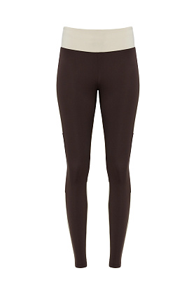 Тайтсы д/жен. "СноуРан" цвет молочный_кофейный