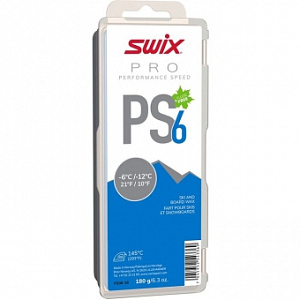 Парафин SWIX PS6 Blue -6/-12 180г
