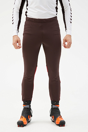 Тайтсы д/муж. СноуРан цвет бордовый_кофейный