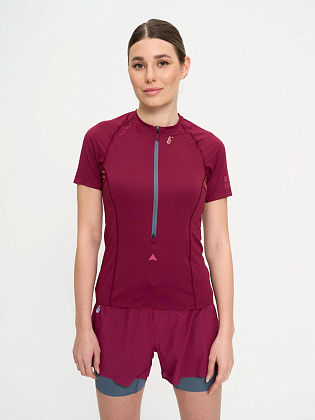 Футболка д/жен. Пульс цвет бордовый