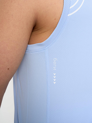 Майка д/муж. Скорость цвет голубой