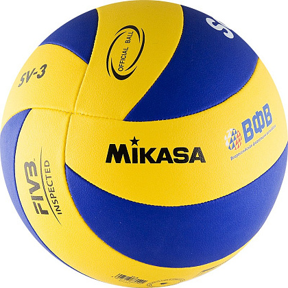 Мяч в/б "Mikasa YV-3", р.5, вес 225-255 г, синт.кожа, маш.сш, бут.кам.