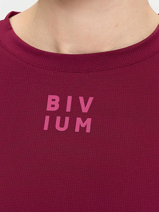 Лонгслив д/жен. Путь цвет бордовый