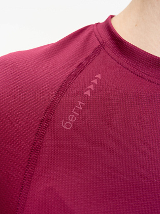 Футболка д/жен. Пульс цвет бордовый