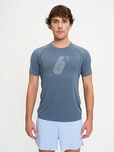 Футболка д/муж. Темп 2.0 цвет графитовый