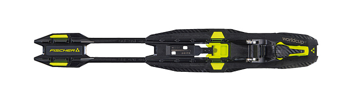 Бег. крепления FISCHER XC-BINDING WORLCUP SKATE RL IFP BLACK NEONYELLOW