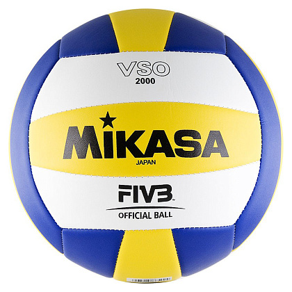 Мяч в/б Mikasa VSO2000 р5.синт.кожа.машин.сшивка