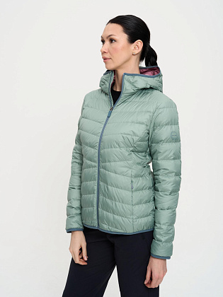Куртка пуховая (packable) д/жен. Softy цвет зеленый	