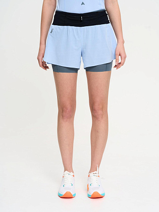 Шорты д/жен. Трейл цвет голубой