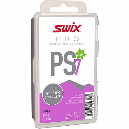 Парафин SWIX PS7 Violet -2/-8 60г