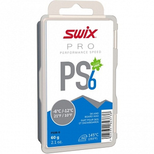 Парафин SWIX PS6 Blue -6/-12 60г