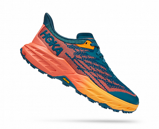 Кроссовки женские Hoka W Speedgoat 5 BLUE CORAL/CAMELLIA