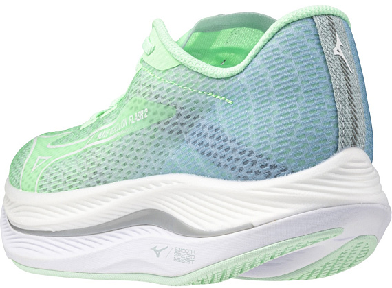 Кроссовки беговые (женские) WAVE REBELLION FLASH 2 Neo Mint/White/Ether