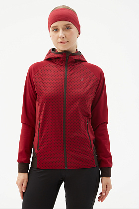 Куртка  д/жен. СноуРан цвет бордовый_кофейный