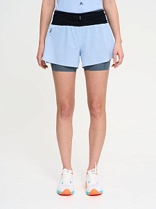 Шорты д/жен. Трейл цвет голубой