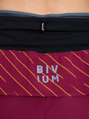 Шорты д/жен. Трейл цвет бордовый