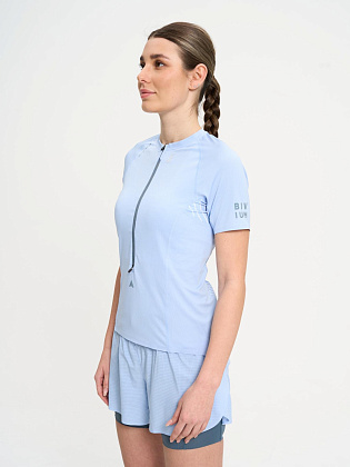 Футболка д/жен. Пульс цвет голубой