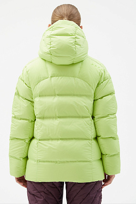 Куртка пуховая д/жен. "Zefy" цвет лаймовый