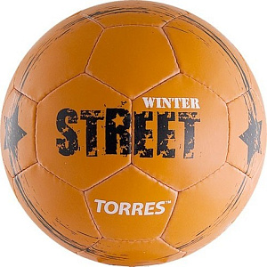 Мяч ф/б "TORRES Winter Street", р.5, 32 пан, рез, 4 подкл. слоя, руч. сшив.