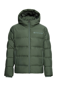 Куртка пуховая д/муж. "Gelu" цвет зеленый