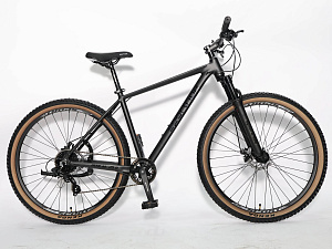 Велосипед SPORTRIDE MTB AL 29 D (8 ск., рост 19") черный мат 2026