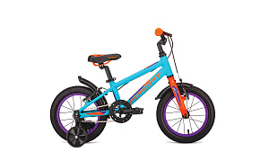 Велосипед FORMAT Kids 14 (14" 1 ск. рост OS) (бирюзовый мат.)