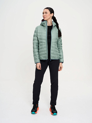 Куртка пуховая (packable) д/жен. Softy цвет зеленый	