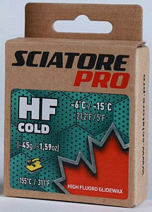 Парафин SCIATORE PRO HF COLD (св.зеленый)	-6/-15	45гр.
