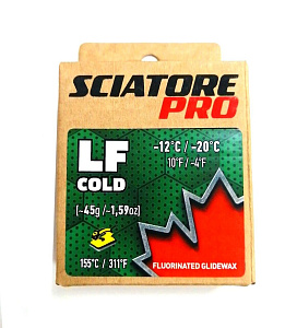 Парафин SCIATORE PRO LF COLD (зеленый)	-12/-20	45гр.