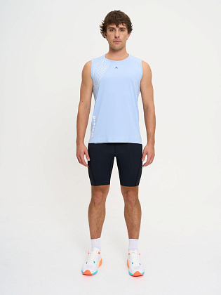 Майка д/муж. Скорость цвет голубой