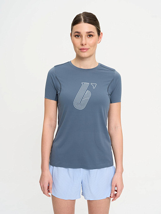 Футболка д/жен. Темп 2.0 цвет графитовый