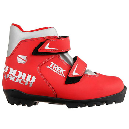 Ботинки лыж. TREK SnowRock3 красные NNN