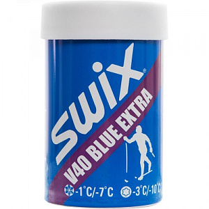 Мазь держания SWIX V40 Blue Extra -1/-7C, 45гр