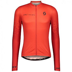 Джемпер SCOTT RC Team 10 д/рук fiery red/dark grey