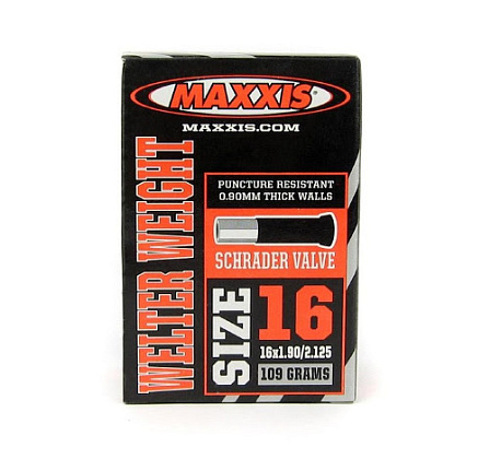 Камера велосипедная MAXXIS WELTER WEIGHT 16X1.90/2.125